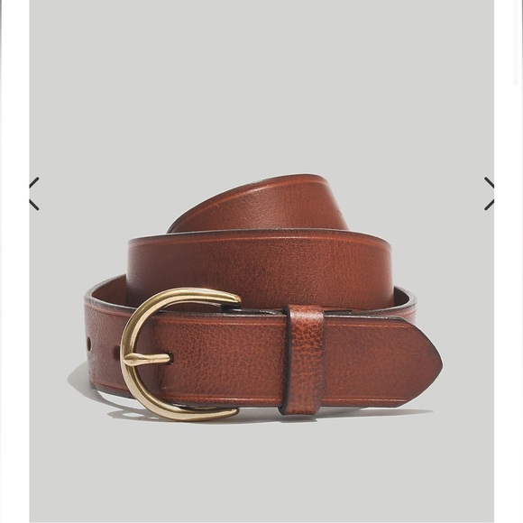 Madewell Accessories - Madewell perfect leather belt in pecan size S